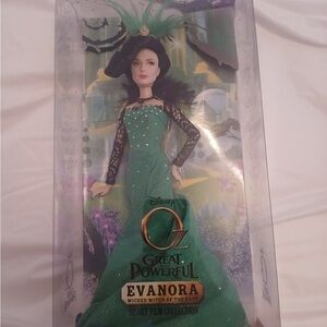 Disney Evanora Doll in Green Gown